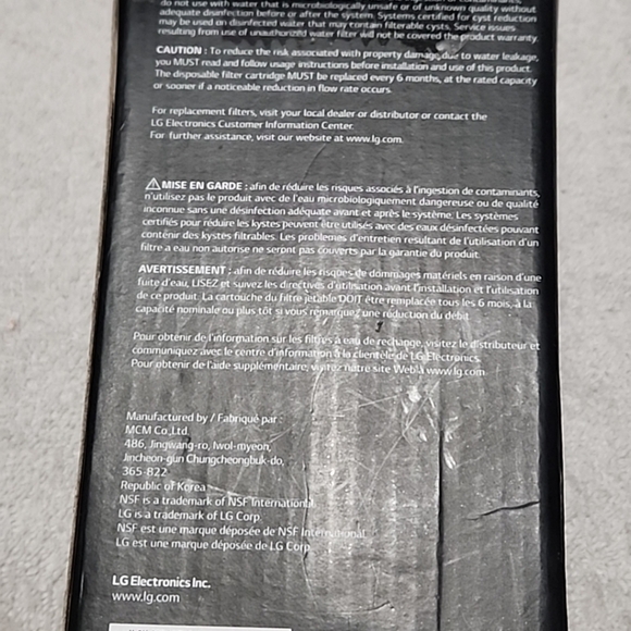 LG LT500P/PC/PCS 6 Month 500 Gallon Capacity Replacement Fridge Water Filter! - Picture 3 of 4